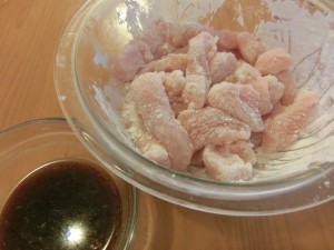 鶏胸肉の竜田揚げ2